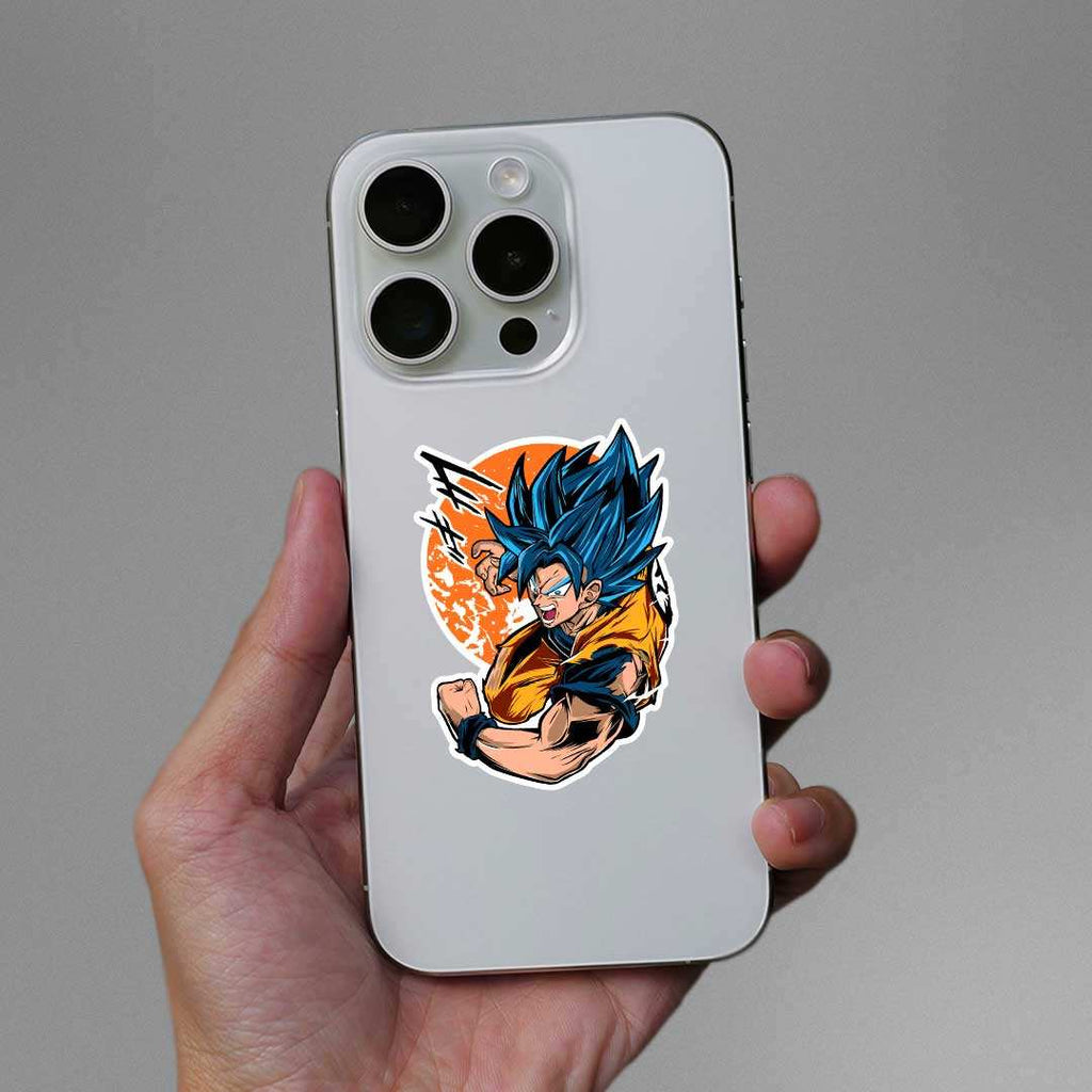Son Goku Sparking Zero Sticker waterproof vinyl decal for laptop, bike, car & bottle