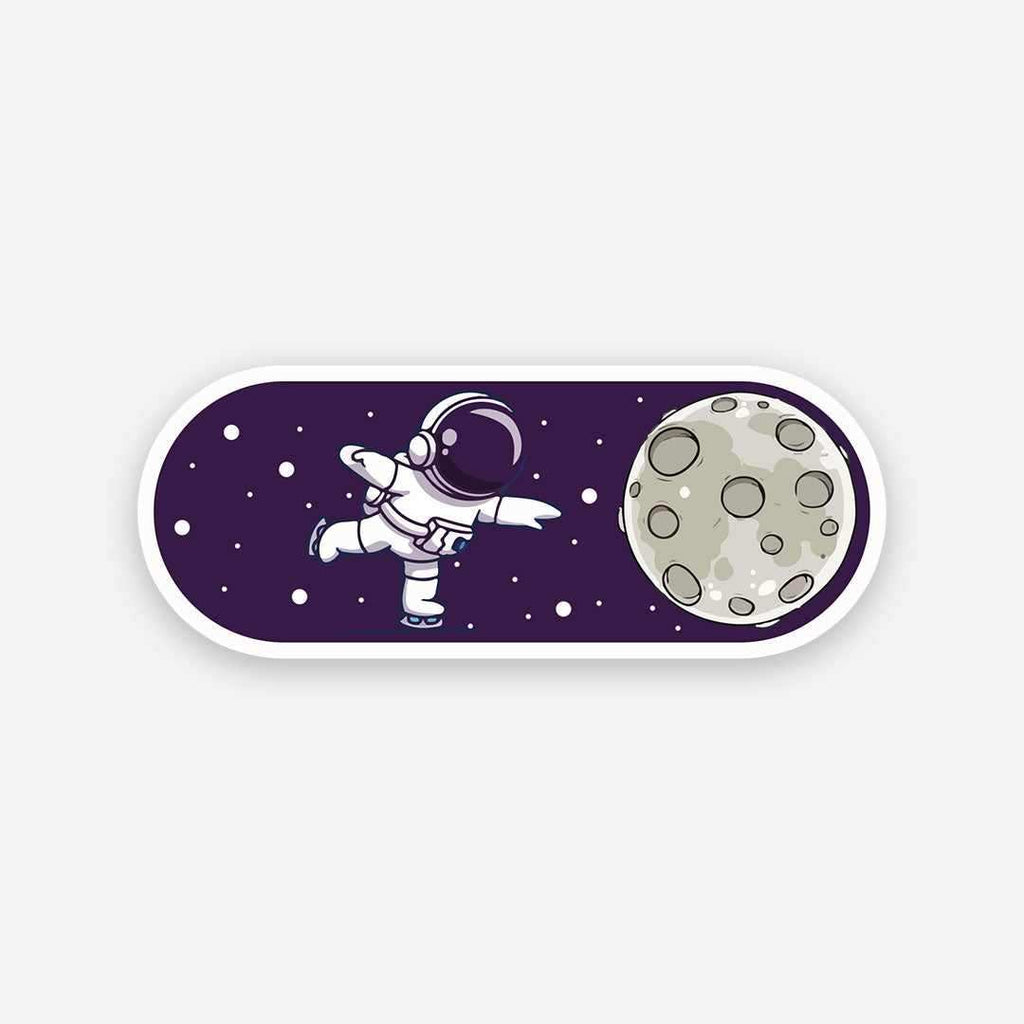 Space Switch sticker waterproof vinyl decal for laptop, bike, car & bottle
