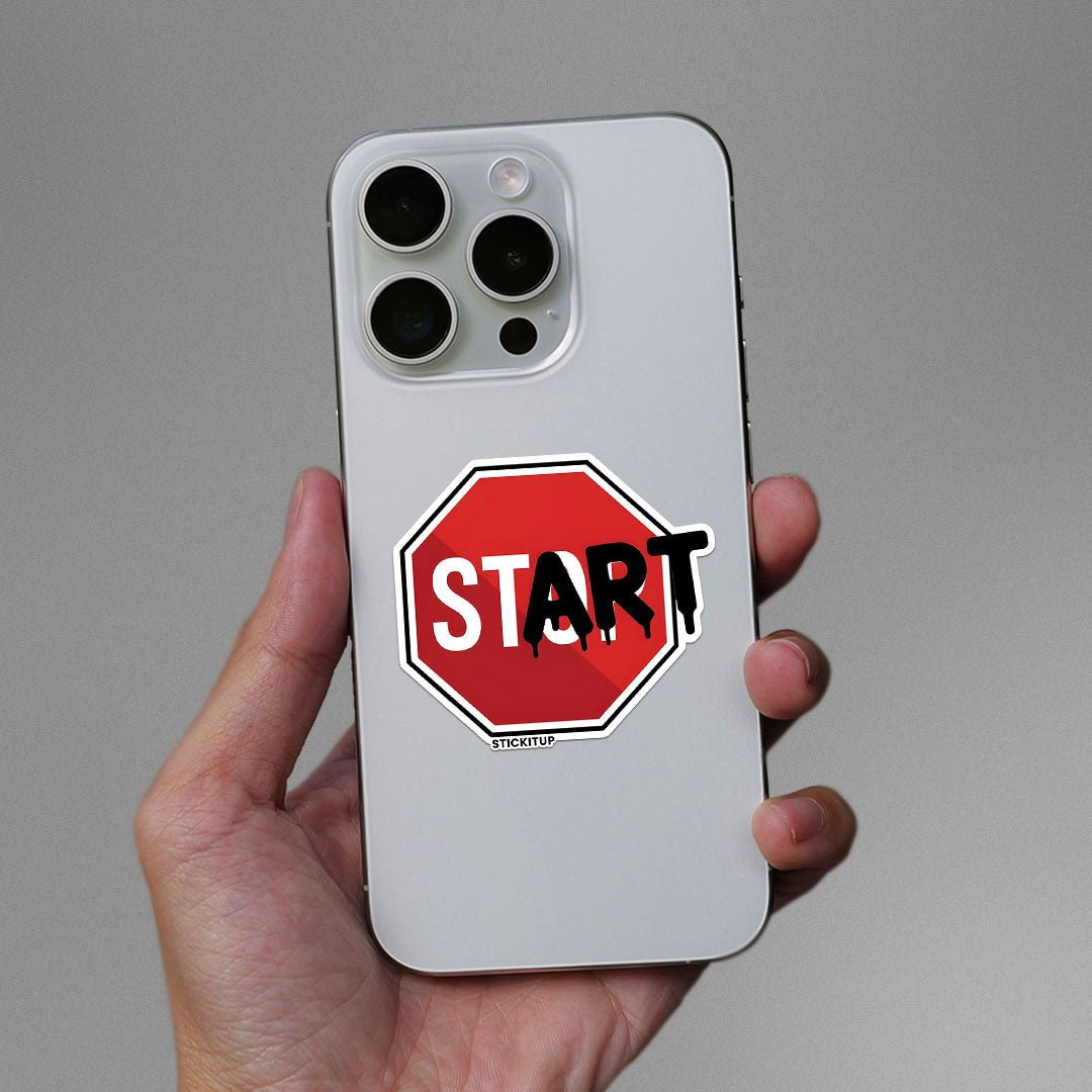 START Sticker - Stickers | STICK IT UP