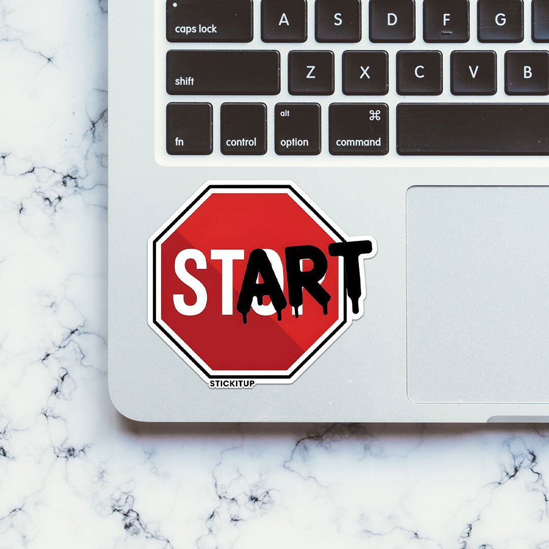 START Sticker - Stickers | STICK IT UP