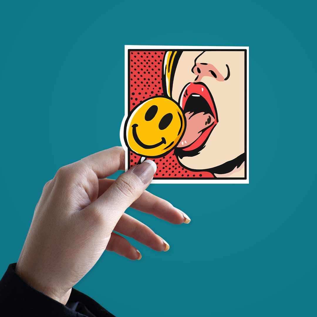 Suckin' too hard on your lollipop Sticker - Stickers | STICK IT UP