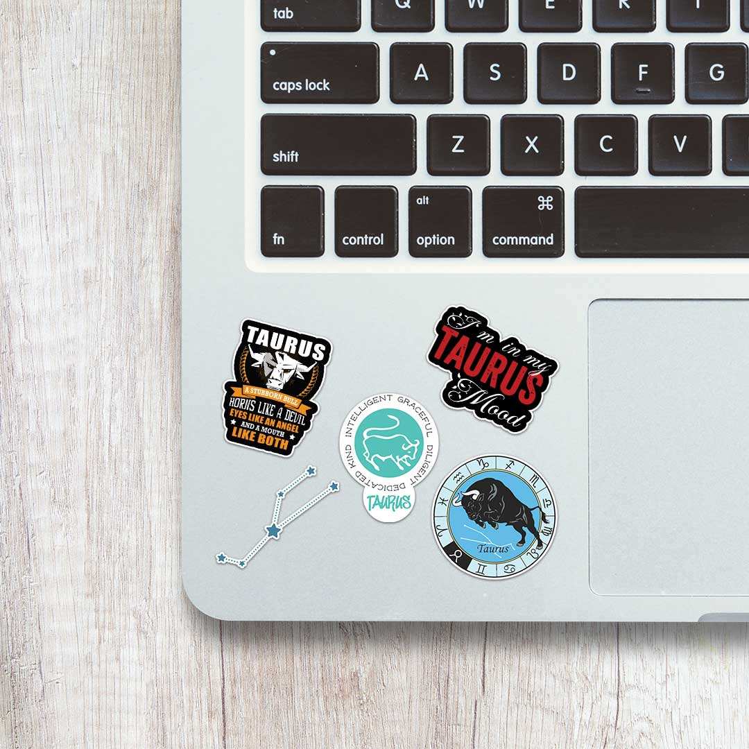 Taurus Zodiac Sticker Sheet - die-cut vinyl sticker sheet | STICK IT UP Canada