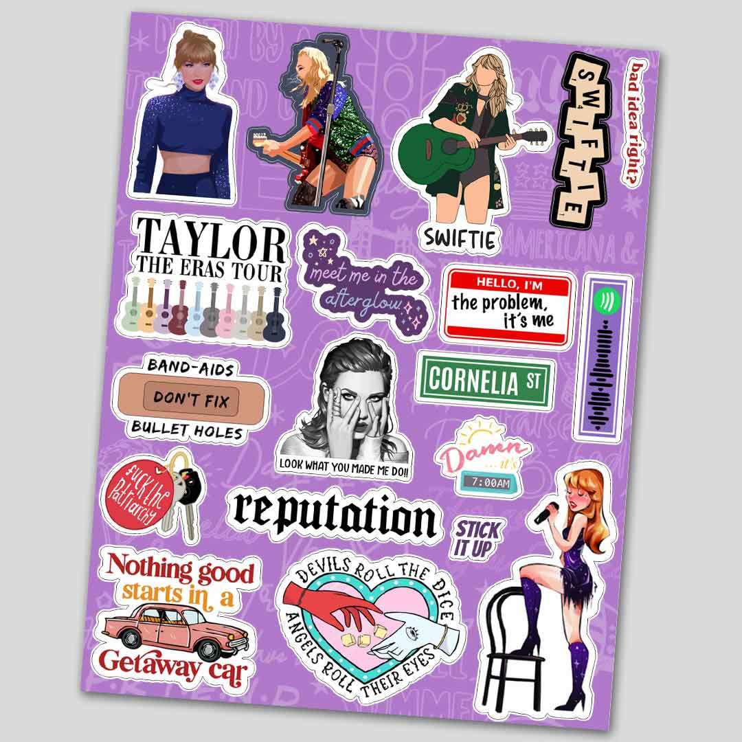 Pop Eras Fan Sheet - die-cut vinyl sticker sheet | STICK IT UP Canada
