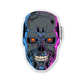 Terminator Skull Sticker waterproof vinyl decal for laptop, bike, car & bottle