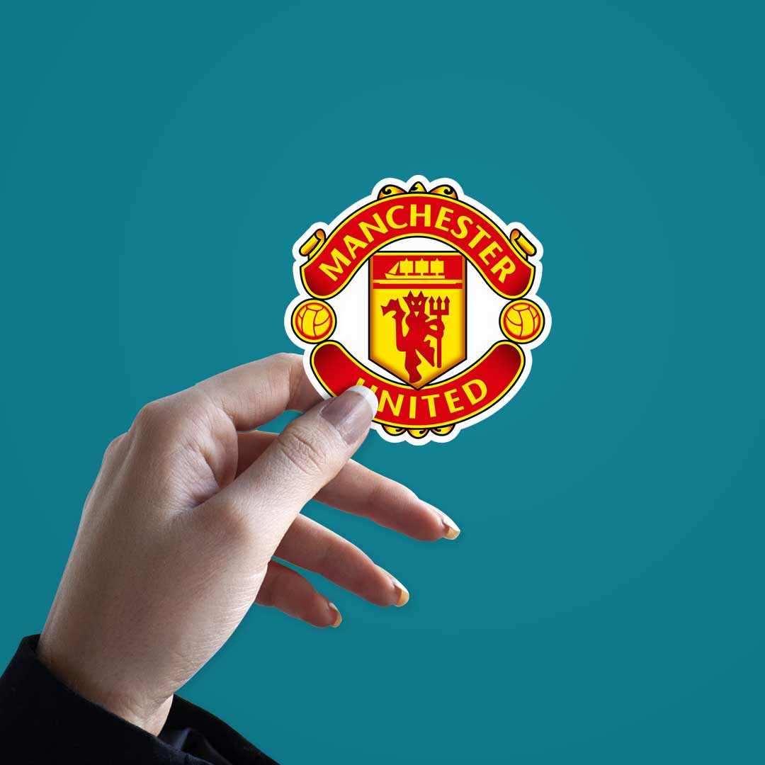 Manchester Red Football Fan Sticker - Stickers | STICK IT UP