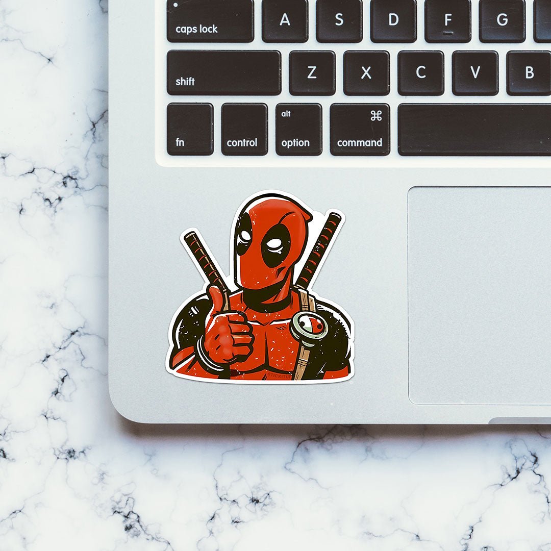 Thumbs Up Mers Sticker waterproof vinyl decal for laptop, bike, car & bottle