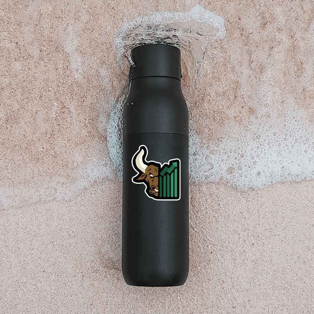 Trading bull Sticker