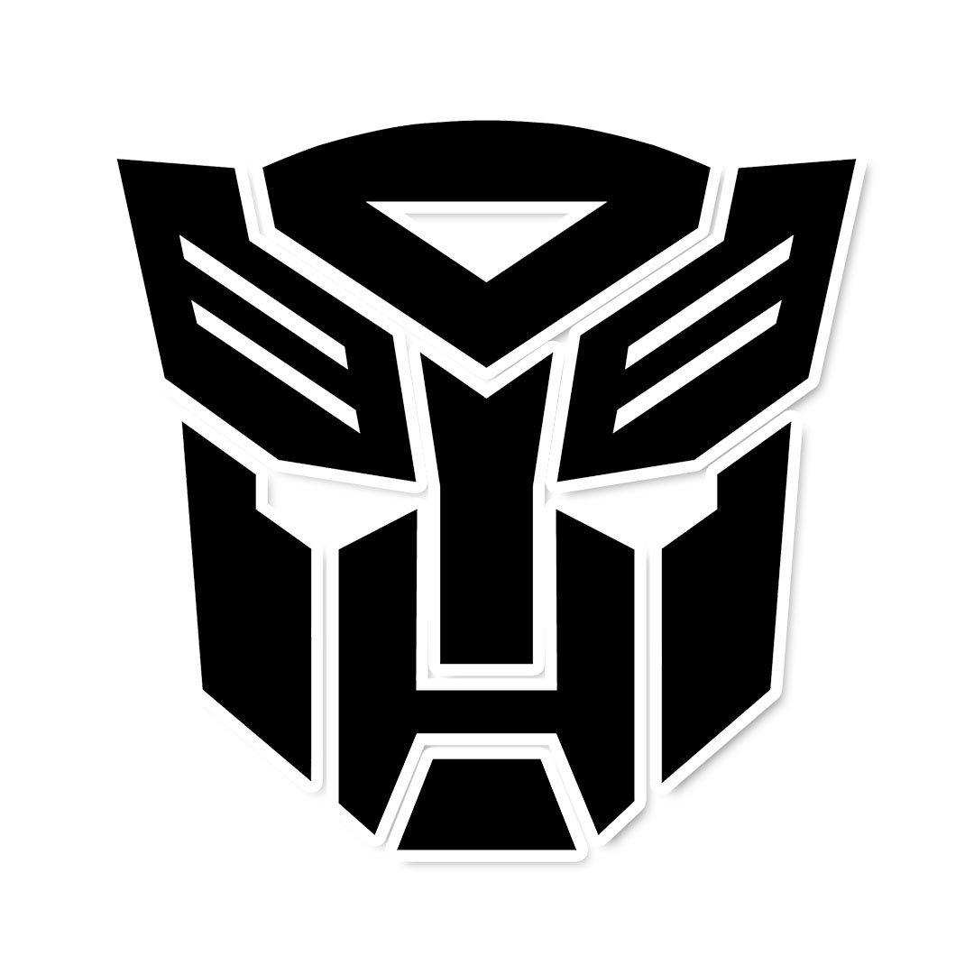 Robot Face Emblem Sticker - Stickers | STICK IT UP