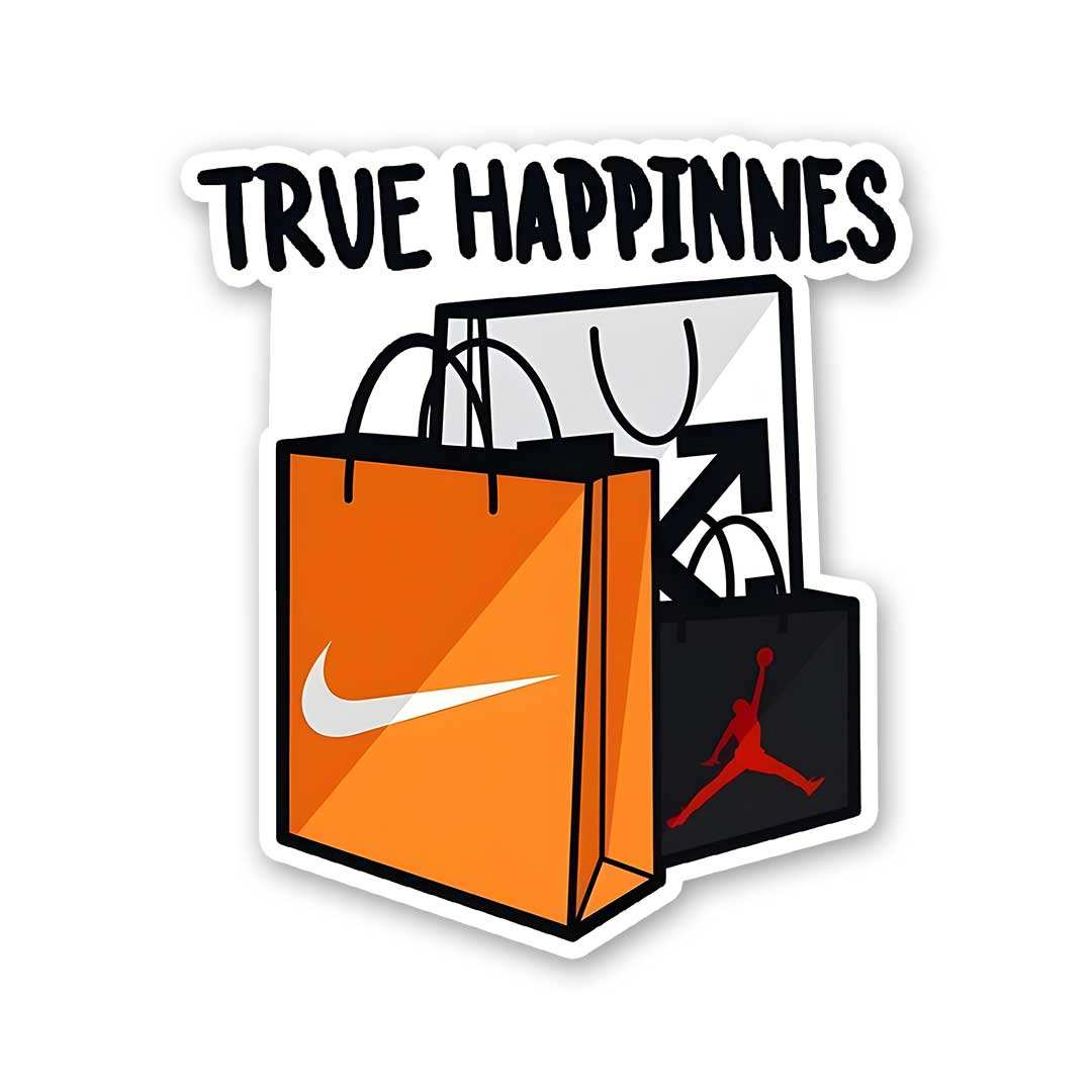 True Happinnes Sticker - Stickers | STICK IT UP