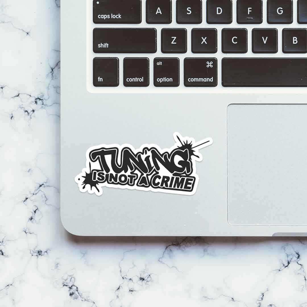 Tuning is not a crime Sticker - Stickers | STICK IT UP