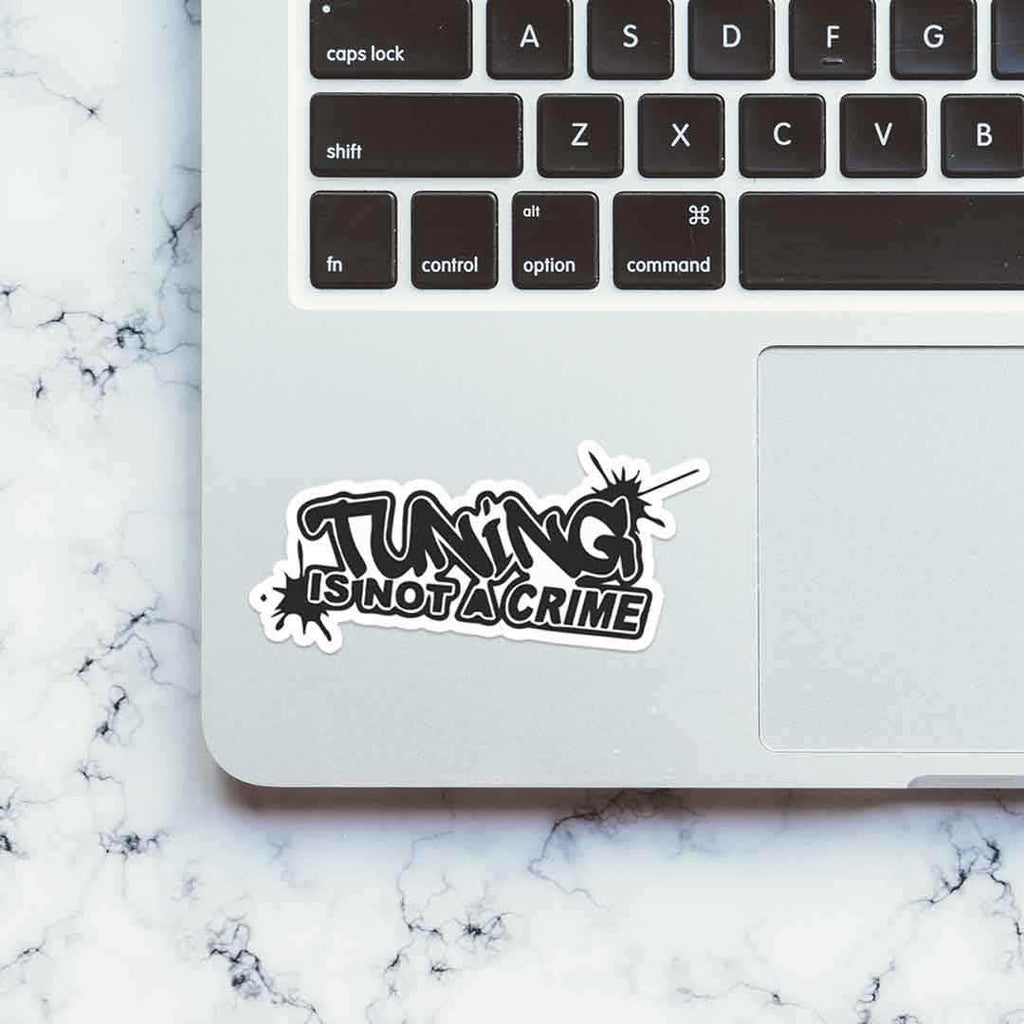Tuning is not a crime Sticker - Stickers | STICK IT UP