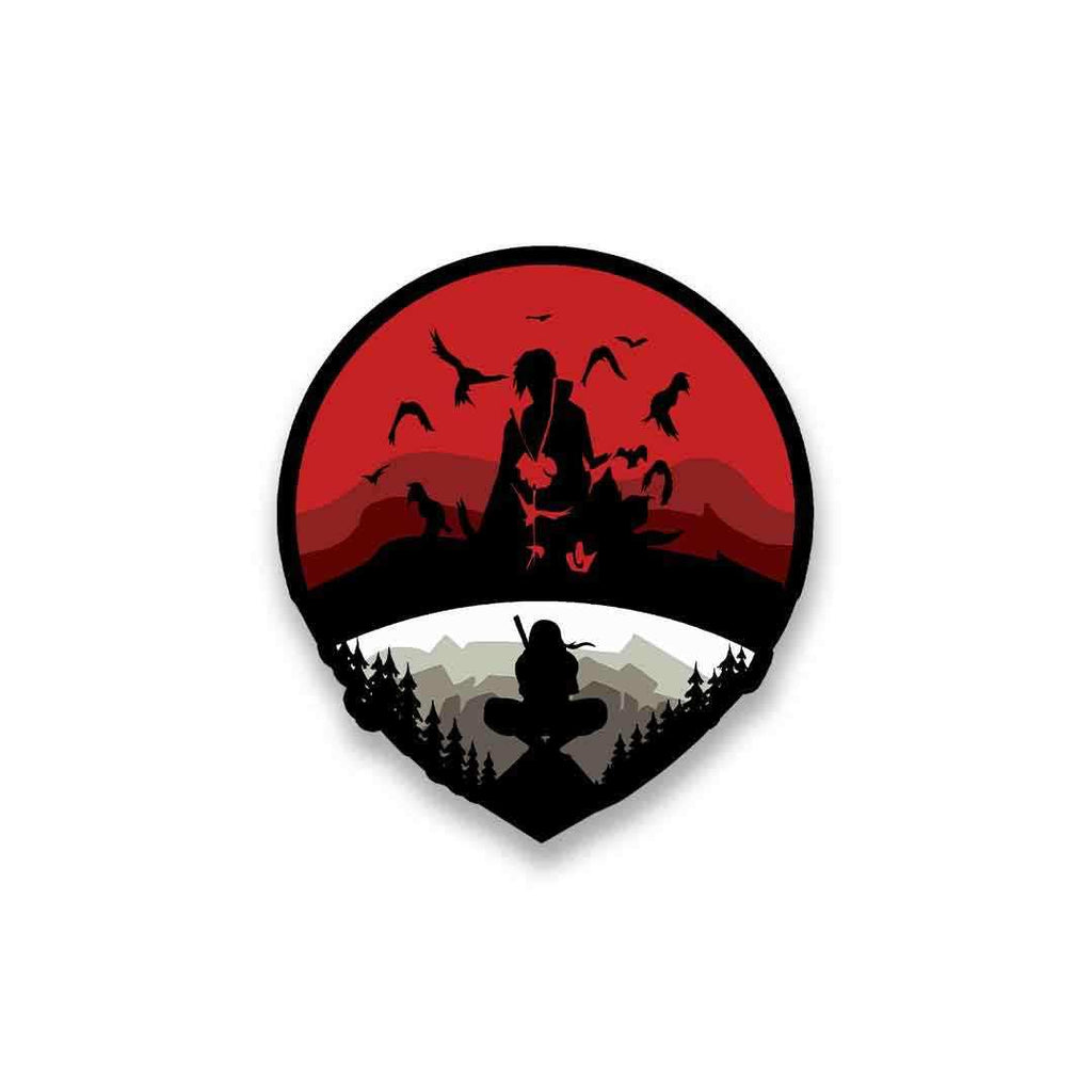Uchiha Logo Sticker - Stickers | STICK IT UP