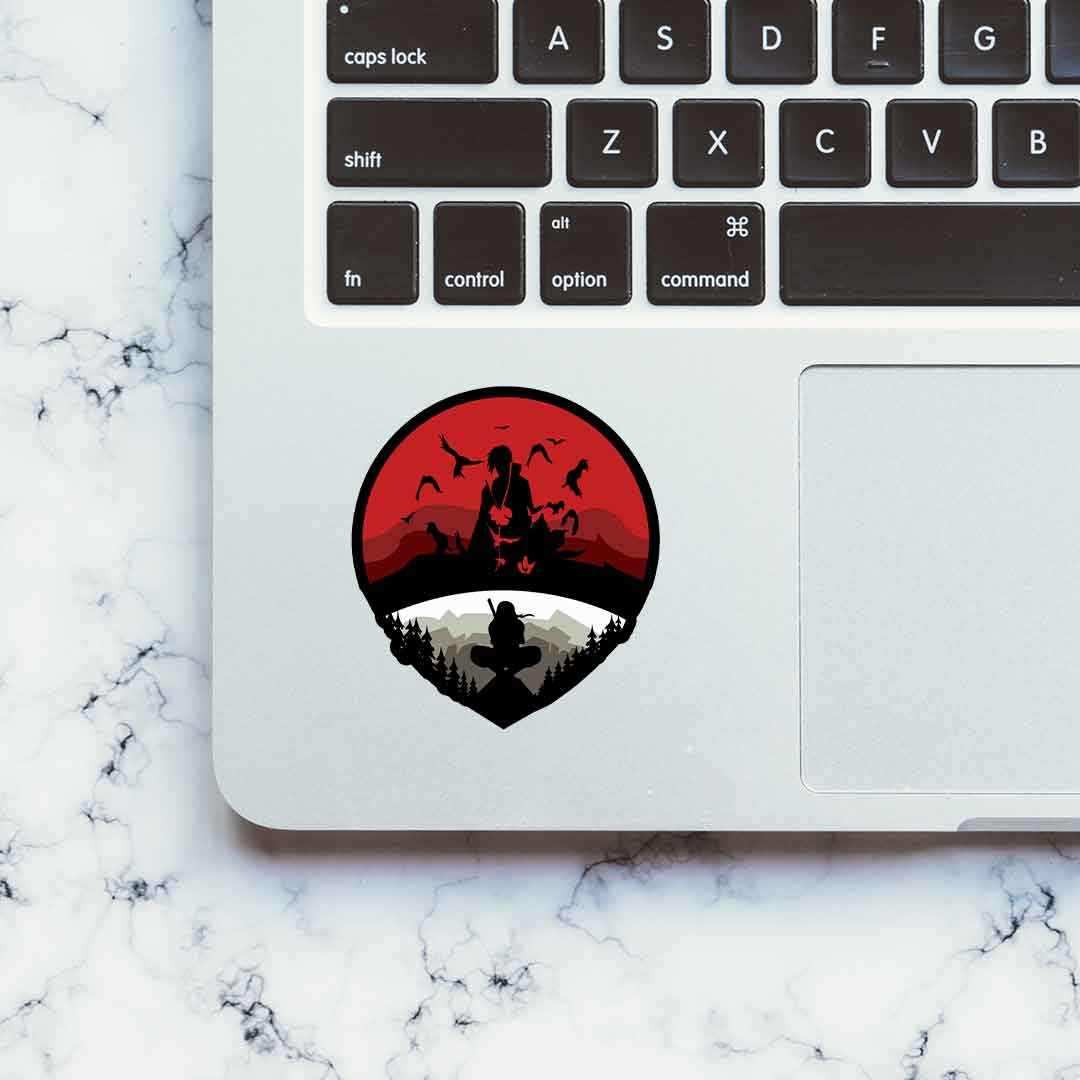 Uchiha Logo Sticker - Stickers | STICK IT UP
