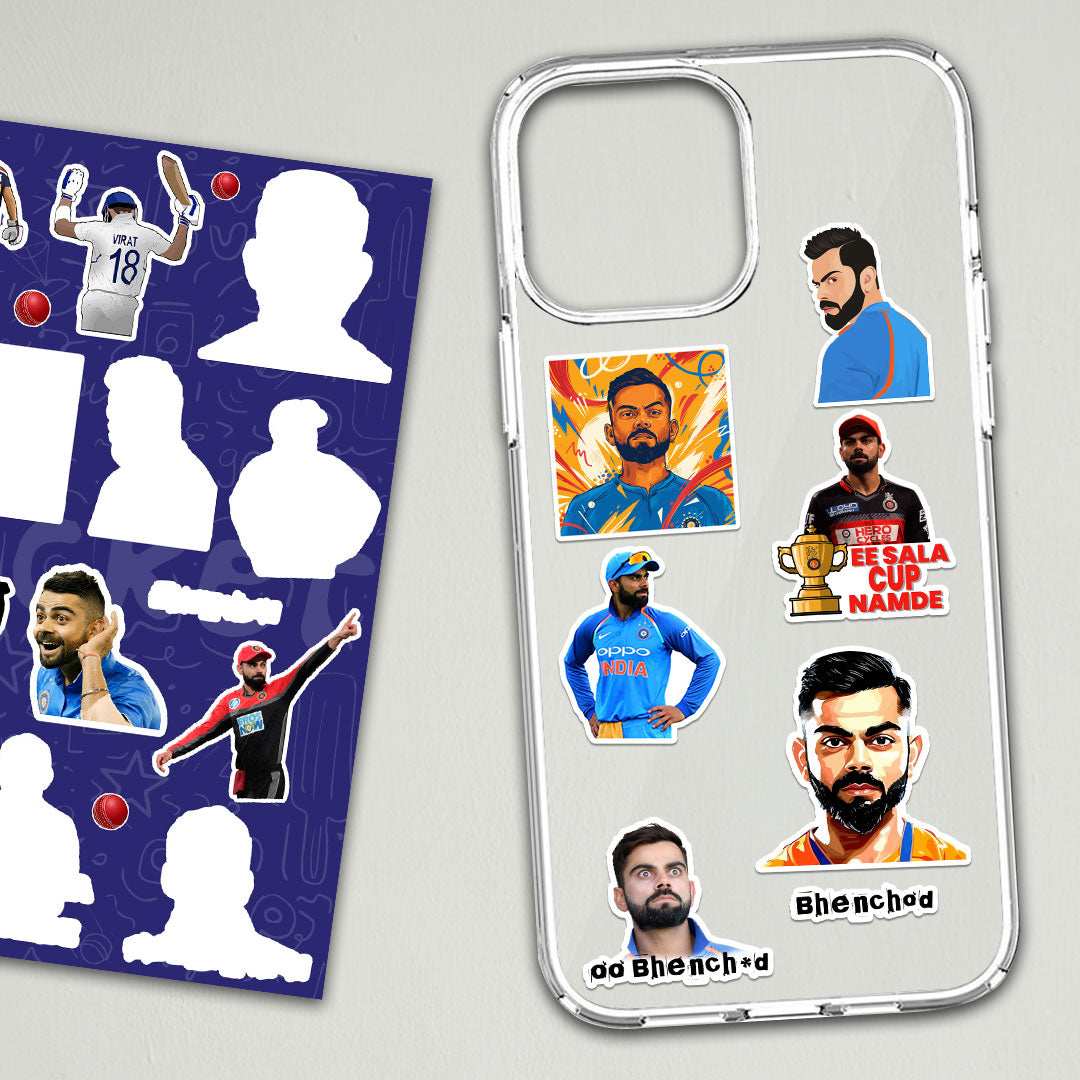 Cricket King Fan Sticker Sheet - die-cut vinyl sticker sheet | STICK IT UP Canada
