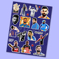 Cricket King Fan Sticker Sheet - die-cut vinyl sticker sheet | STICK IT UP Canada