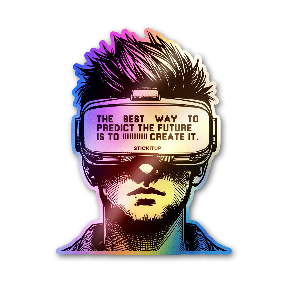 Visionary Reality Holographic Stickers - Holographic Stickers | STICK IT UP