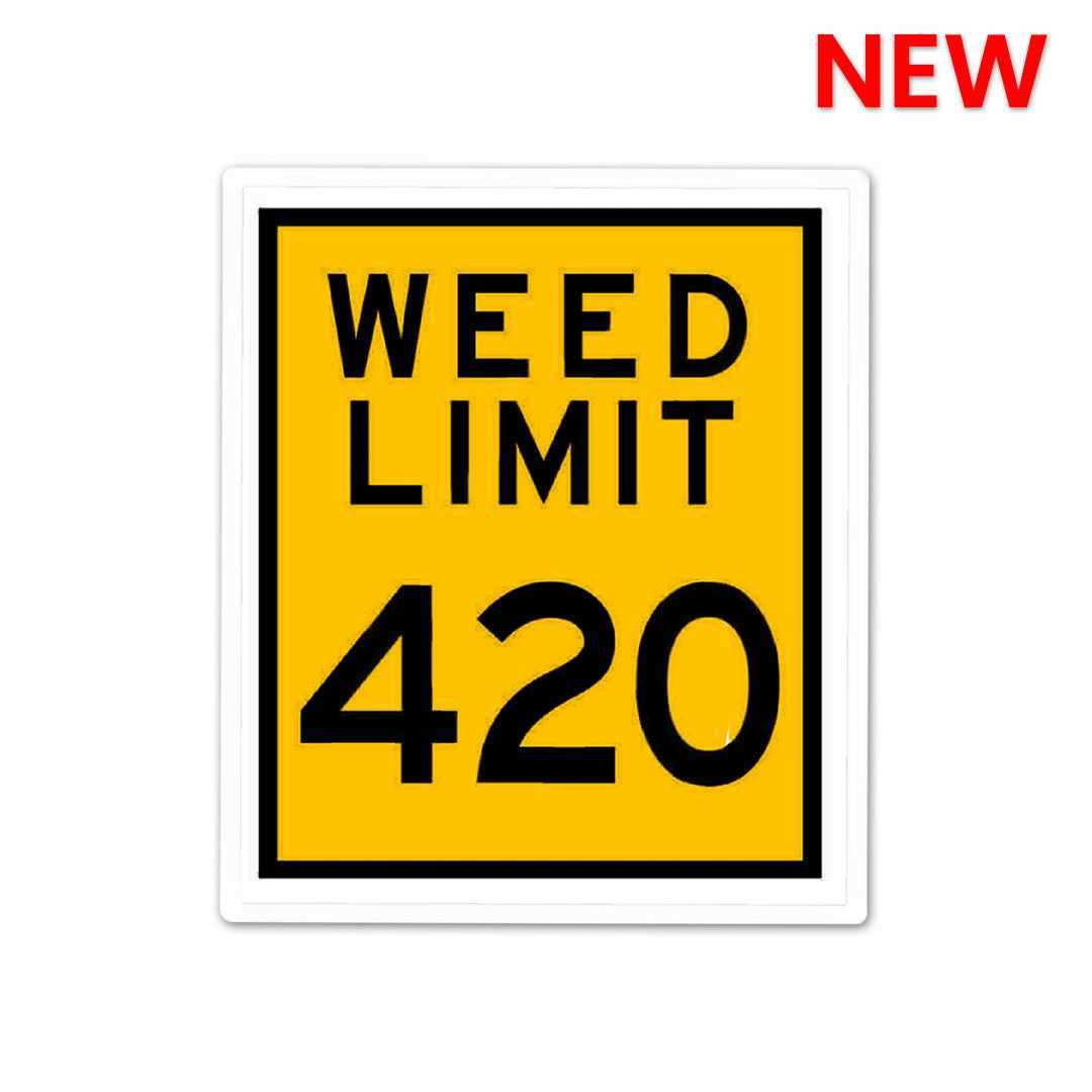 Weed Limit Sticker - Stickers | STICK IT UP