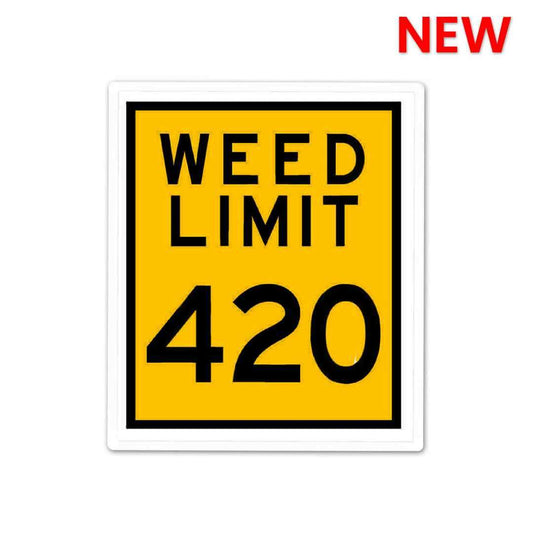 Weed Limit Sticker - Stickers | STICK IT UP