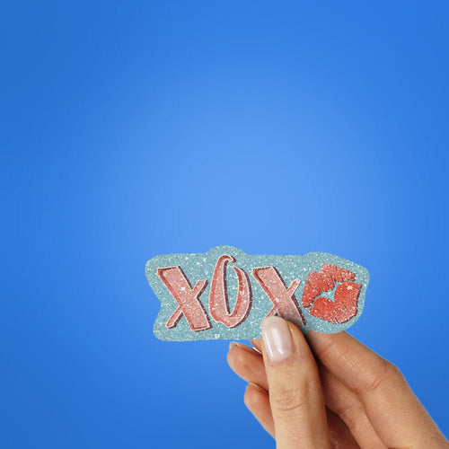 Xox Sticker Glitter Sticker - Glitter Stickers | STICK IT UP